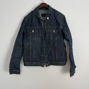 Aberdeen Jeans Classic Denim Jean Jacket Men's Size M Dark Wash Trucker Style